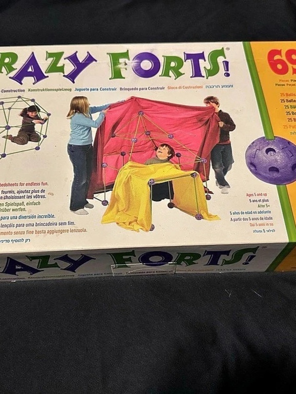 Crazy Forts! 69-Piece Building Kit Construction Toy Set